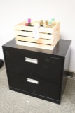 Lateral file cabinet with sealed food products