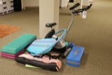 All to go - Exercise bike, steps, weighted balls