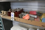 Shelf of assorted sanding blocks