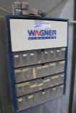 Wagner light bulb cabinet with some bulbs