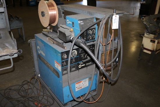 Miller Shopmaster power source welder with 60 series wired feed - 1 phase