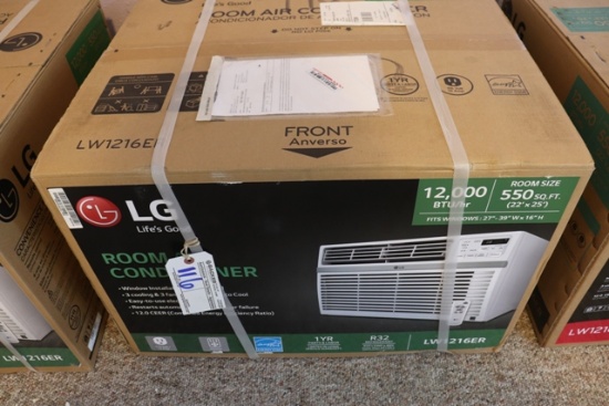 LG LW1216ER 12,000BTU window air conditioner - new in box