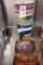 All to go - 9 NFL, NBA, MLB popcorn tins with lids