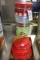 All to go - 10 Christmas themed popcorn tins with lids