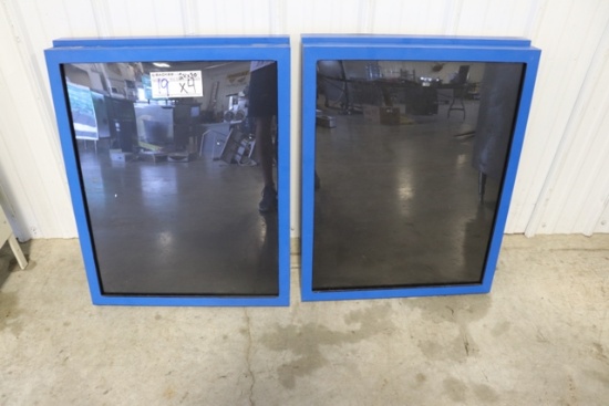 Times 4 - 24" x 30" wall mount menu boards