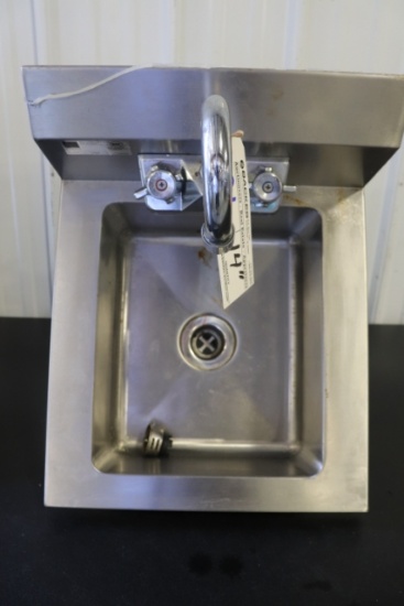 14" Elkay stainless wall mount hand sink