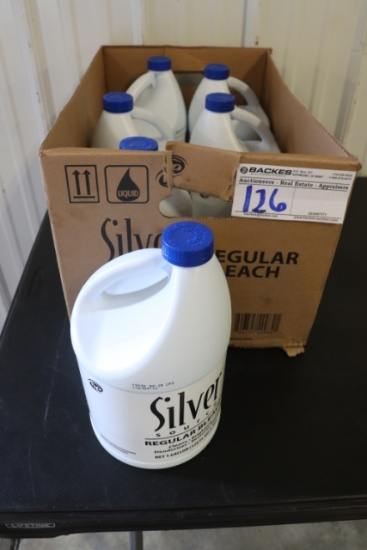 Case silver bleach gallons