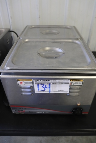 APW Wyott Classic W-3VI 12" x 20" with 2 insets and lids