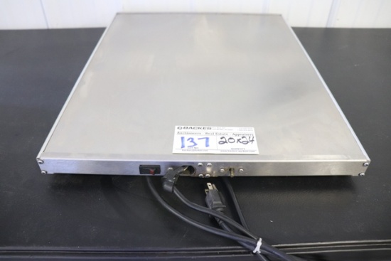 Hatco GRS-24-I 20" x 24" heated countertop warmer - missing knob