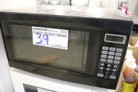 Walmart black microwave