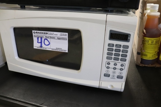 Walmart white microwave