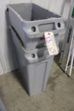 Times 2 - Rubbermaid kitchen trash cans