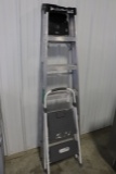 Pair to go - Louisville 6' aluminum ladder & step stool