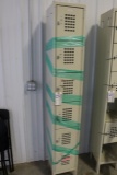 6 door metal employee locker
