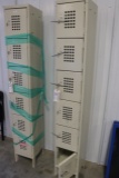 6 door metal employee locker