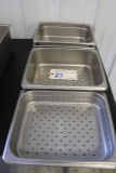Times 6 - Stainless 1/2 size insets - 2) 2