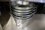 All to go - 6 galvanized popcorn pales