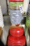 All to go - 11 Christmas themed popcorn tins with lids