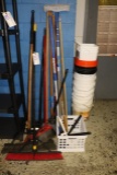 Brooms and buckets