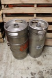 Times 2 - 1/4 & 1/6 barrel kegs - no stem in one