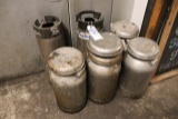 All to go - stainless milk cans