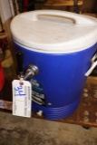 Portable cooler with stainless coil