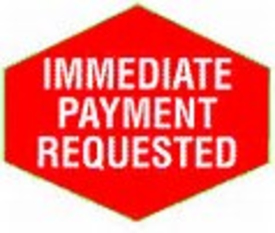 If your credit card is declined immediate payment is needed within 24 hours