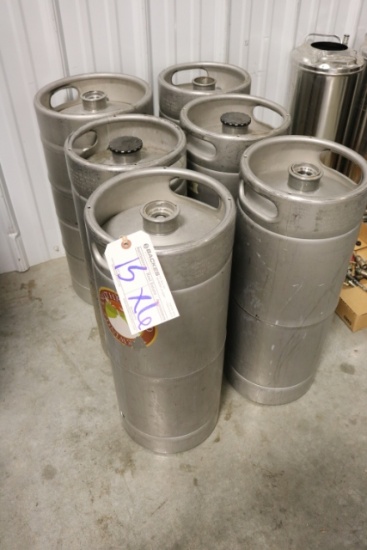 Times 5 - Kegco 1/6 - barrel stainless kegs