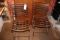 Pair of metal chairs