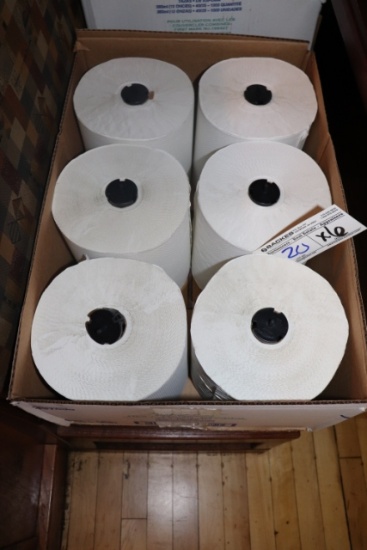 Case of First Mark hand towel rolls