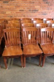 Times 12 - wood framed heavy duty dining chairs