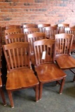 Times 14 - wood framed heavy duty dining chairs