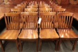 Times 24 - wood framed heavy duty dining chairs