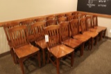 Times 20 - wood framed heavy duty dining chairs