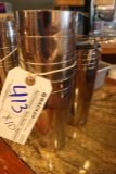 Times 10 - Stainless shaker glasses