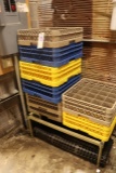 Times 8 - Dish boxes with plastic dunnage rack