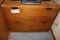 2 drawer wood lateral file