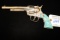 Hubley cowboy cap gun turquoise grip