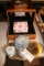 All to go -  3 jewelry boxes, mirror and containers