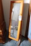 Dressing mirror and jewelry cabinet