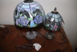 2 small lamps (blue and green)