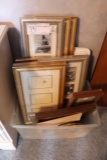 All to go -  Tote of large picture frames