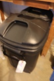 All to go - Rough and rugged 34 gal trash cans (2)