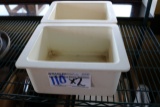 Times 2 - Cambro 1/2 size insulated catering pans