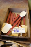 Box flat of bowl scrapers