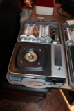 Chef Master portable gas catering stove with extra fuel