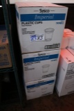Times 3 - New cases of 16 ounce clear plastic drink cups