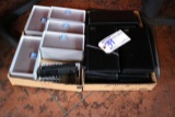 2 Boxes of guest books & tip trays