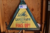 Land Shark Fins UP meatal wall tin