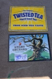 Times 2 - Twisted Tea & Angry Orchard wall tins